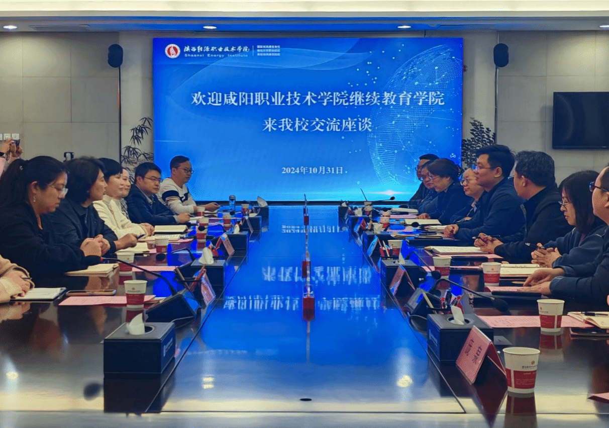 bst365副经理芮红亚带队赴陕西能源职业技术公司考察交流